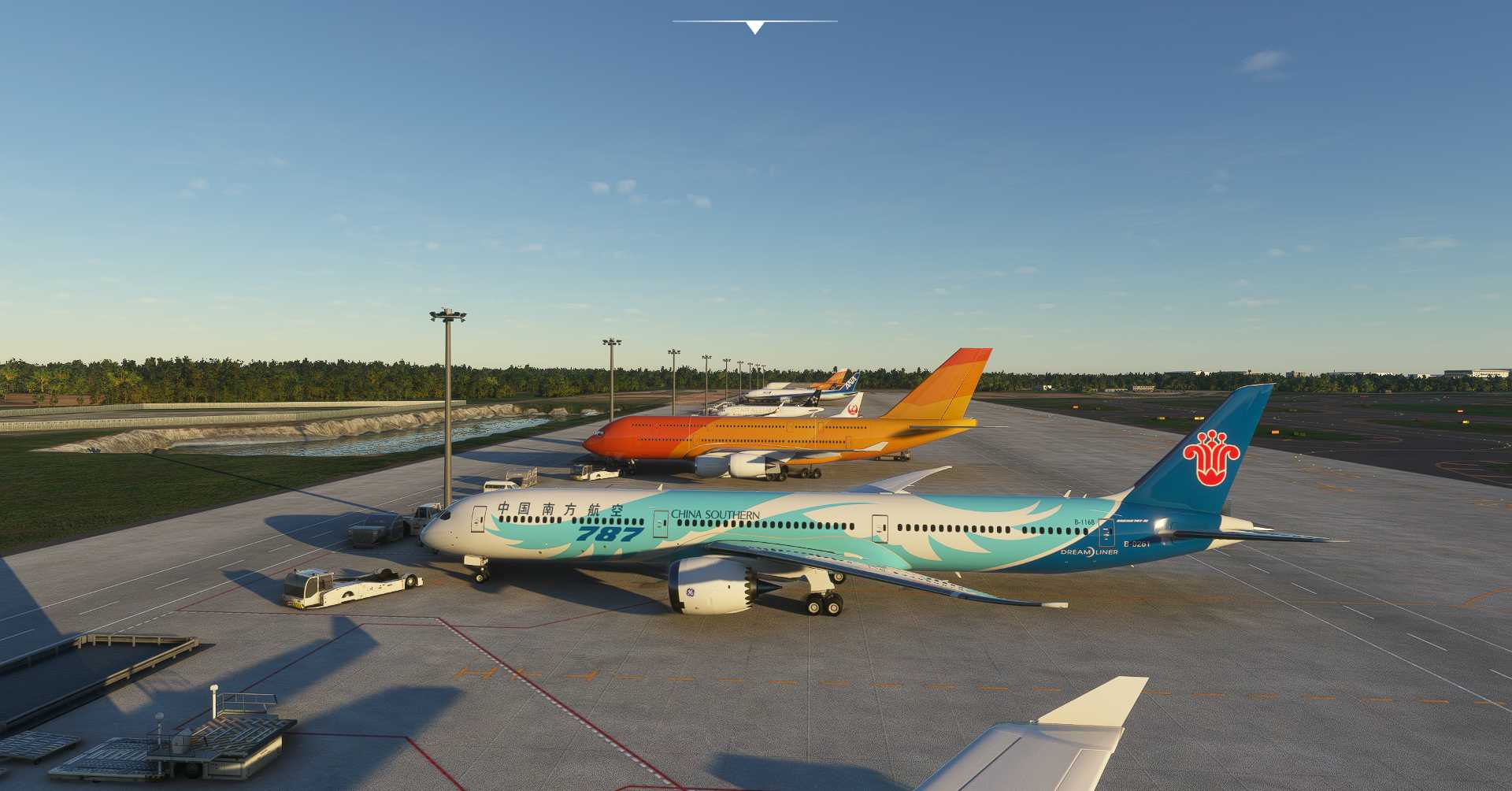 南方航空787落地RJAA成田机场-4176 