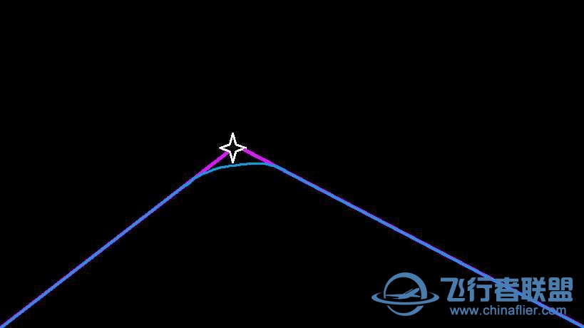 ixeg733航路转向时要飞跃航点才会转向而不会直接转向-5645 