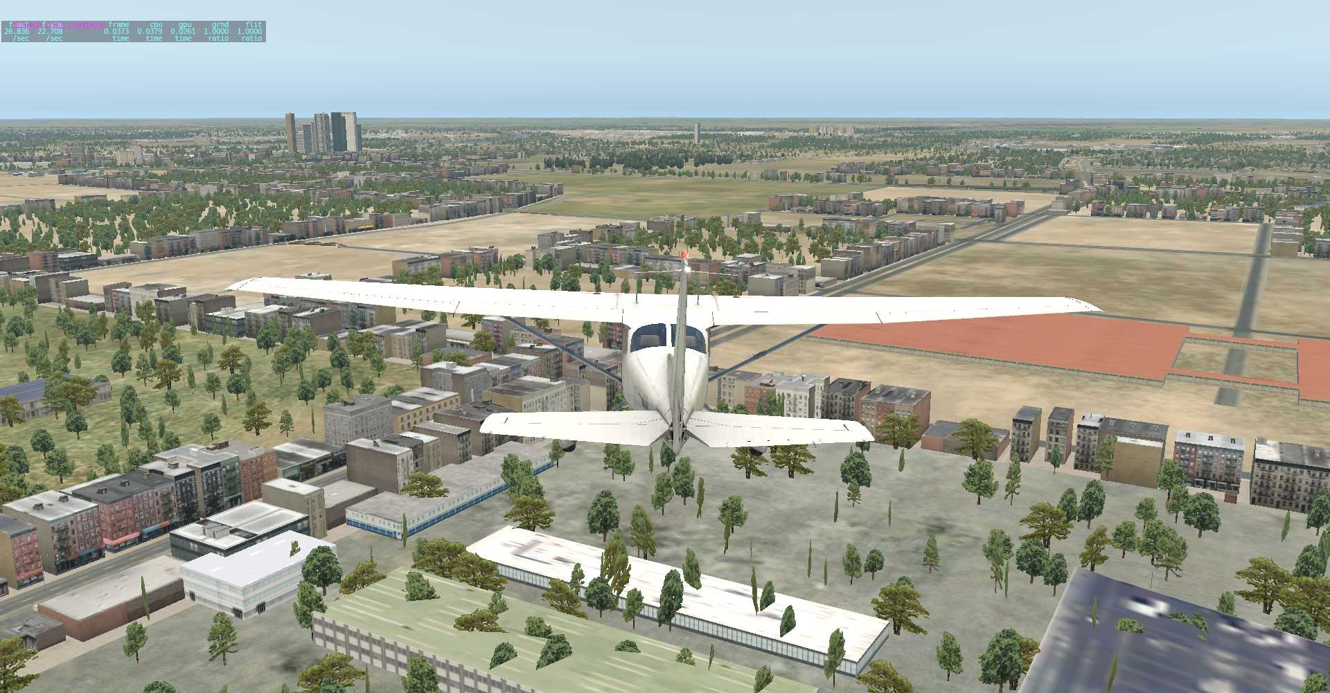 安装China Base Vector之后的观察地景建筑物的目视飞行。-9914 