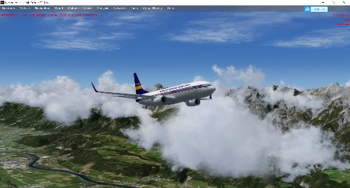 在P3D中飛行MSFSX默認機-5605 