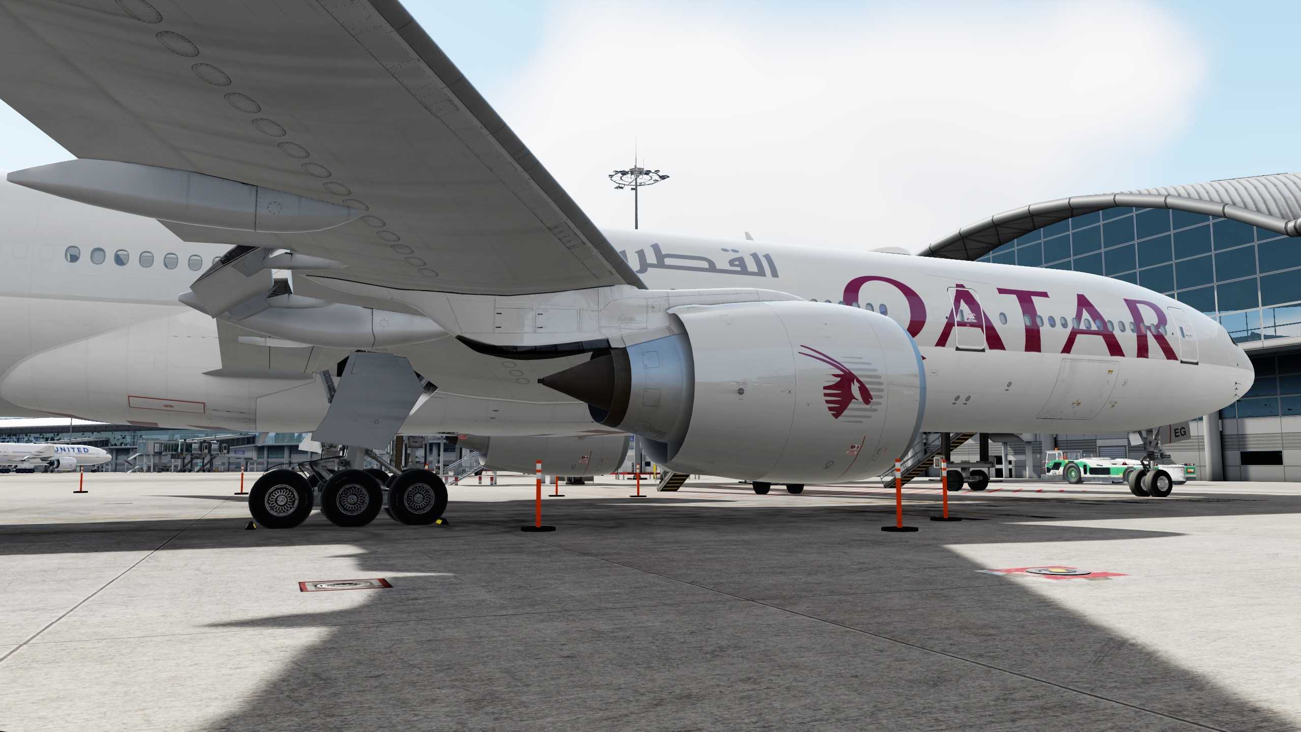 Qatar Airways 赤鱲角-多哈-5757 