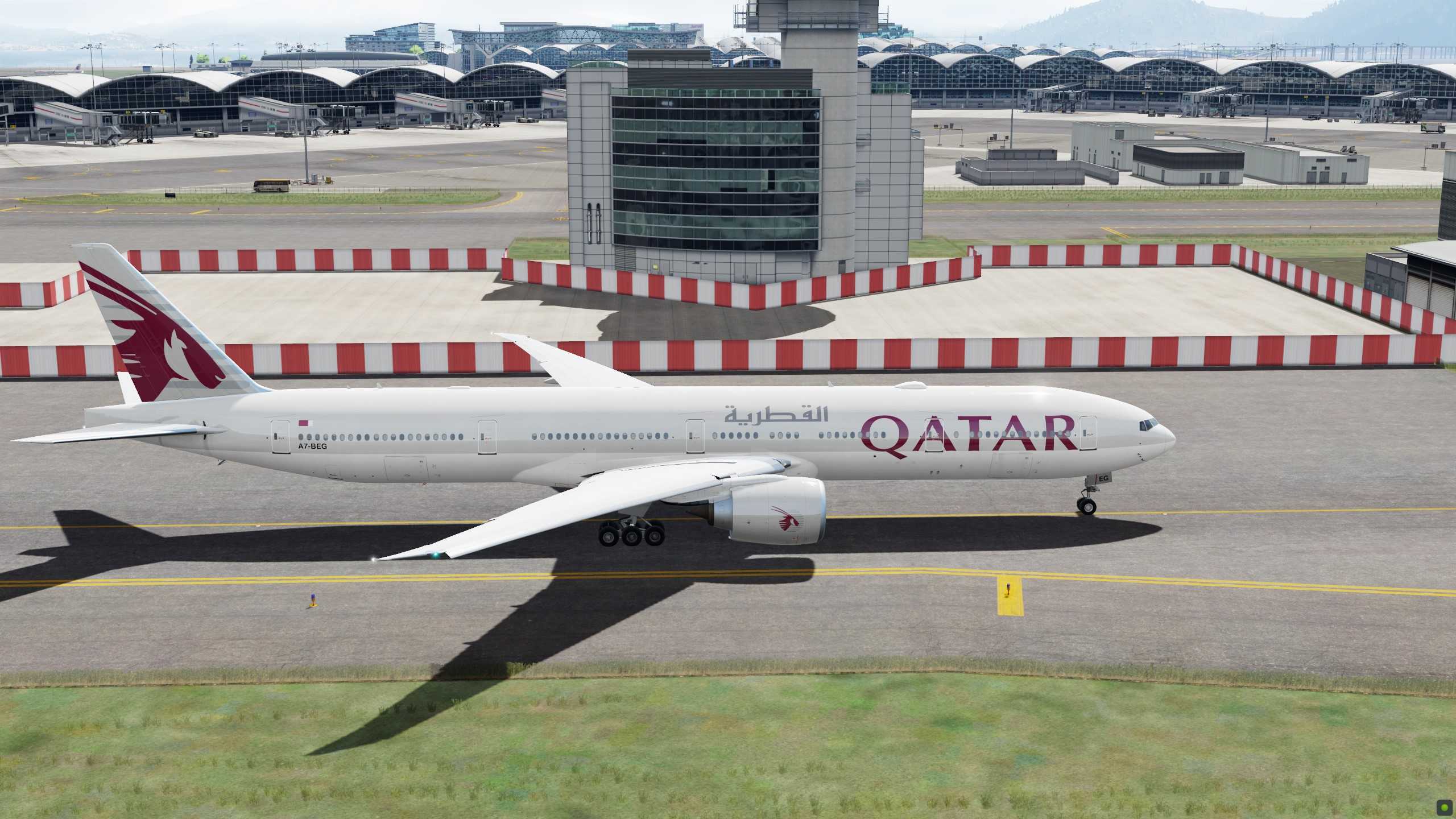 Qatar Airways 赤鱲角-多哈-6401 