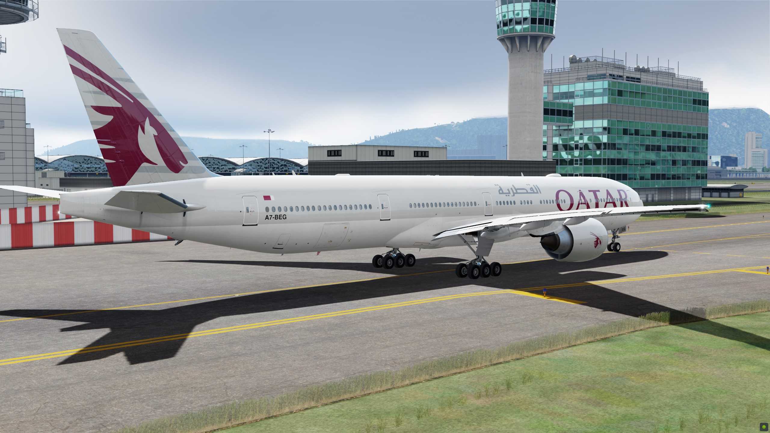 Qatar Airways 赤鱲角-多哈-3931 