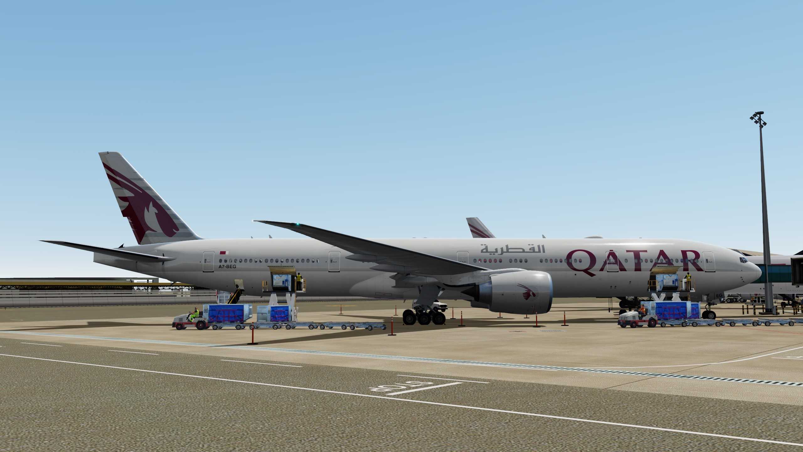 Qatar Airways 赤鱲角-多哈-1776 