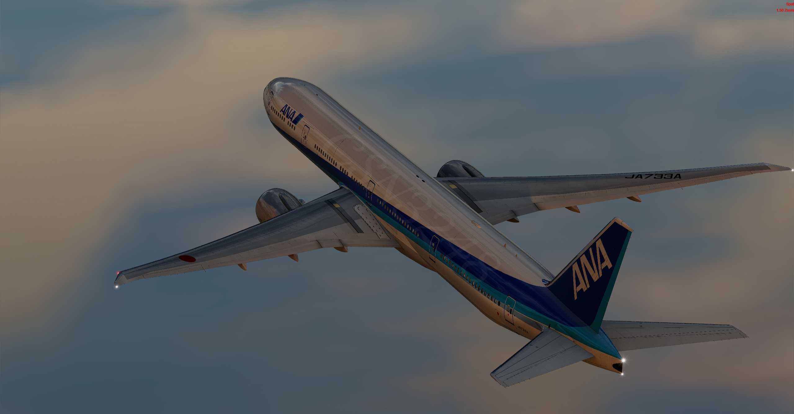 【P3Dv5】777航线飞行（渣图）-4149 