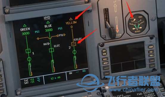 Fenix Simulation A320 Hydraulic System 液压功能预览（下篇）-7673 