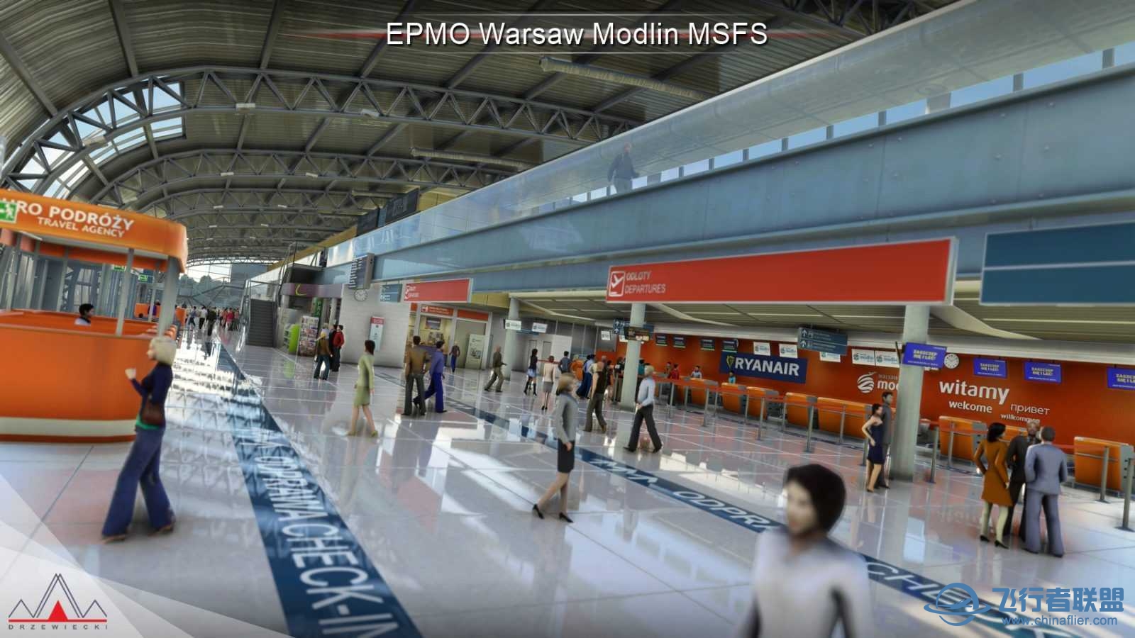 Drzewiecki Design发布华沙 Modlin 机场 MSFS-548 