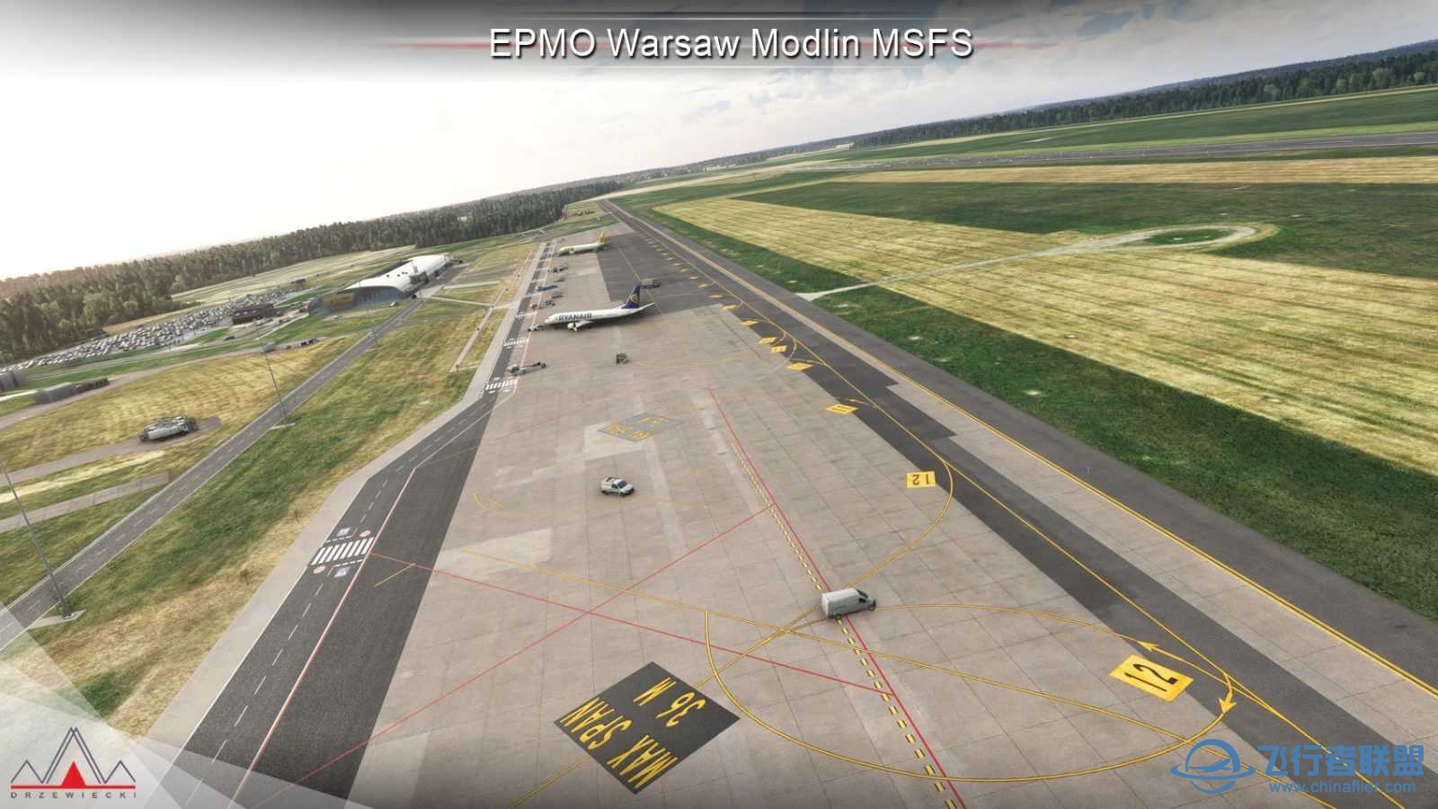 Drzewiecki Design发布华沙 Modlin 机场 MSFS-2926 