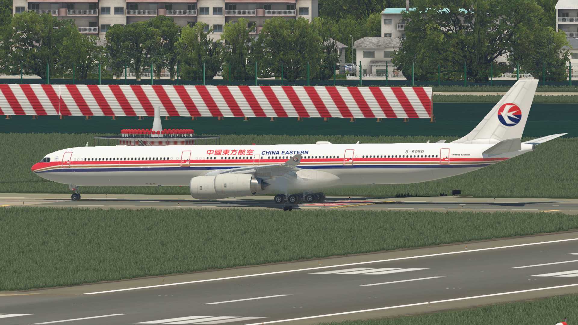 东航A340-600，上海虹桥-乌兰巴托-9005 