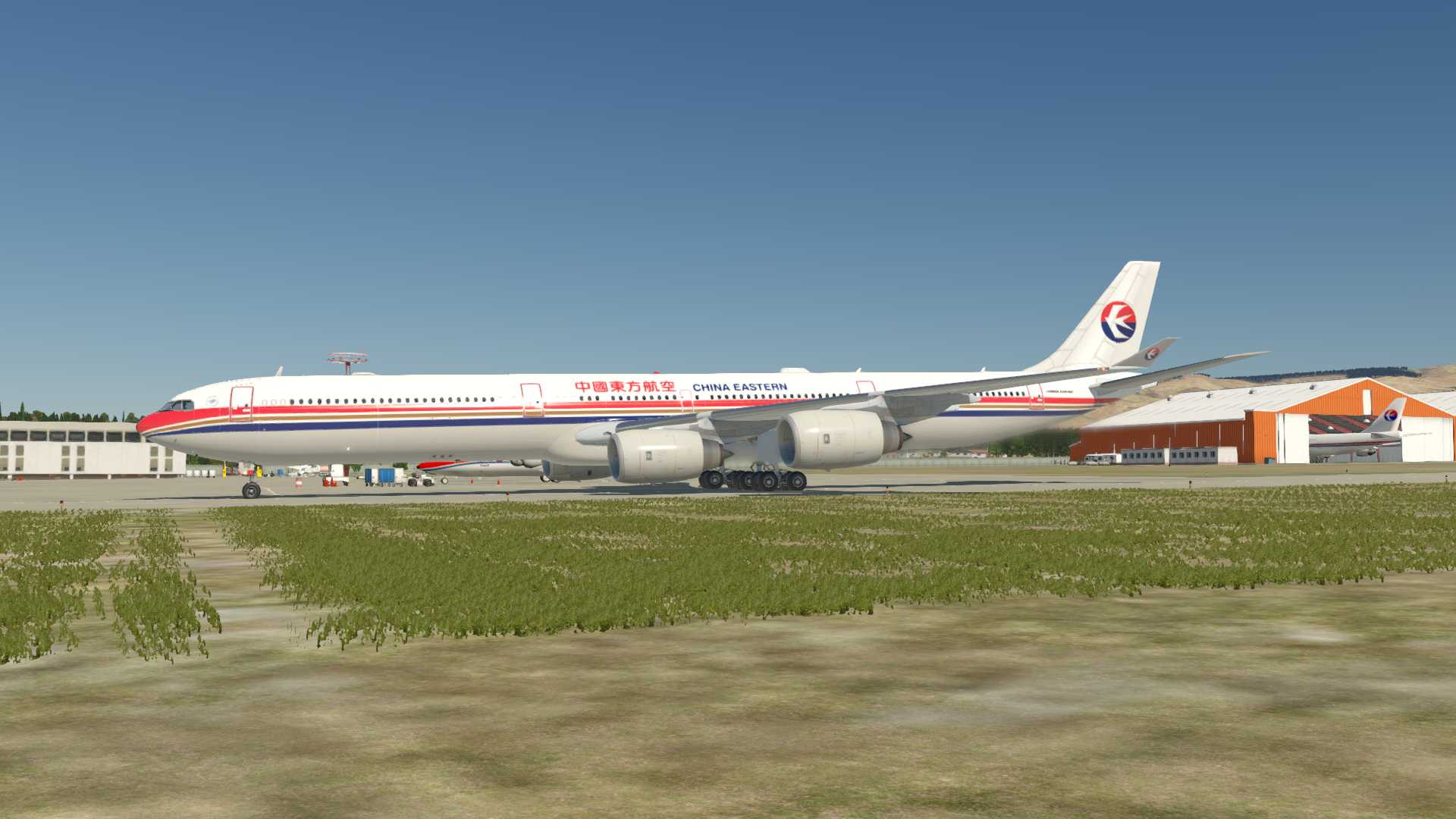 东航A340-600，上海虹桥-乌兰巴托-1270 