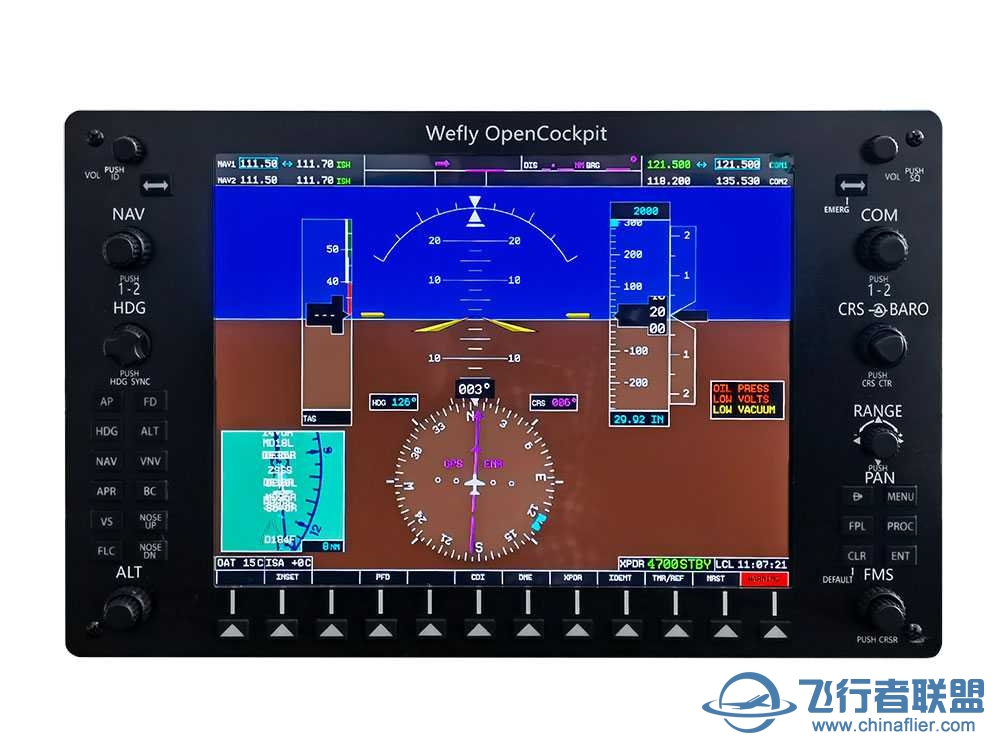 Wefly OpenCockpit G1000 综合航电训练器发布！-740 