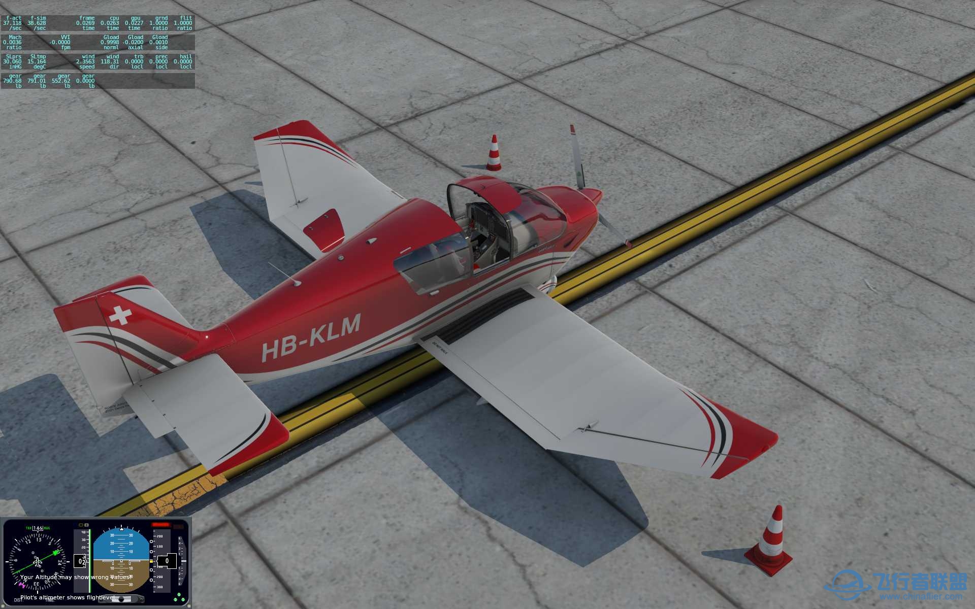 X-Plane 11机模介绍—— 法国DR401 - 155 CDI-1135 