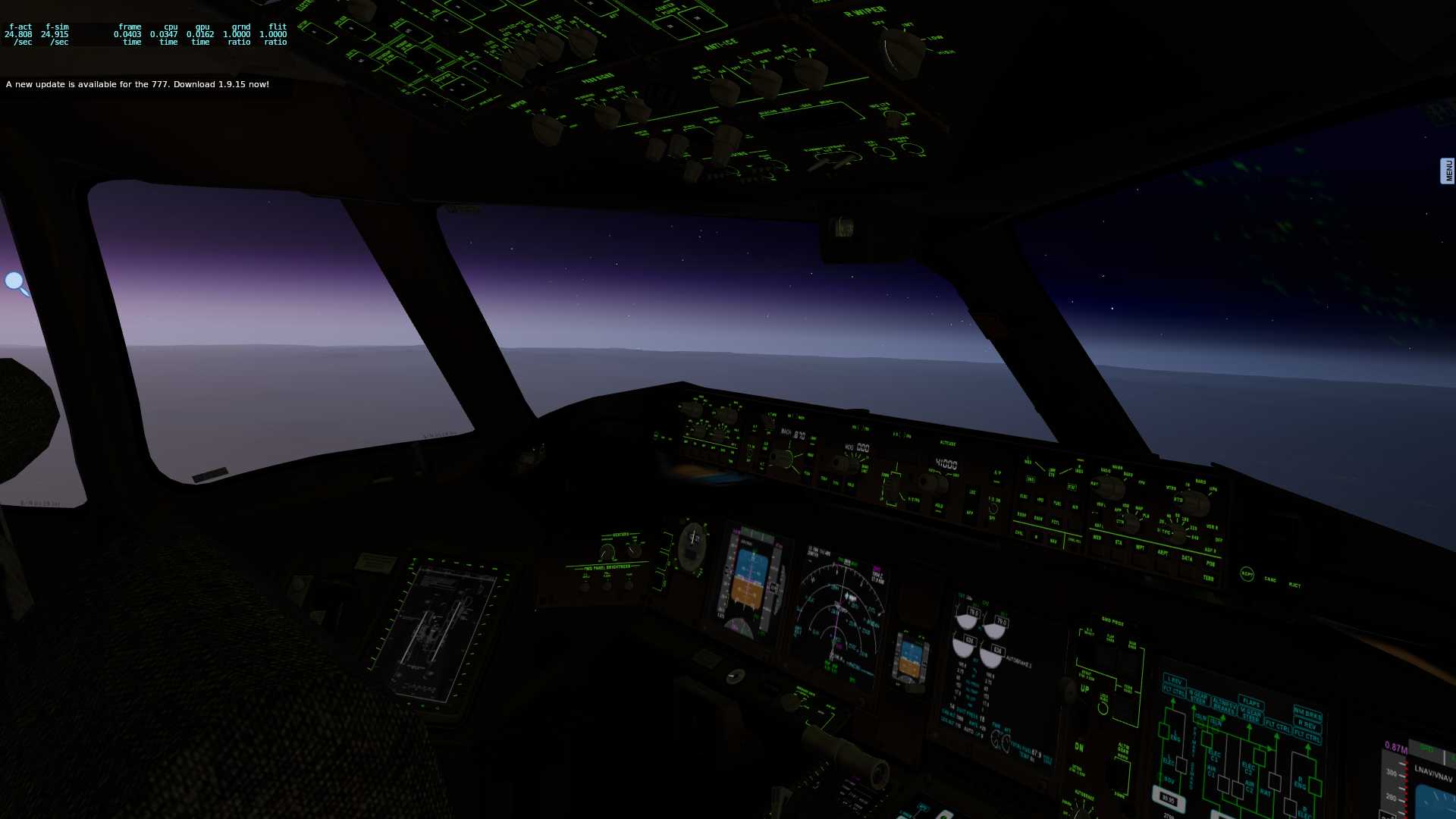 xplane11里面的777-6596 