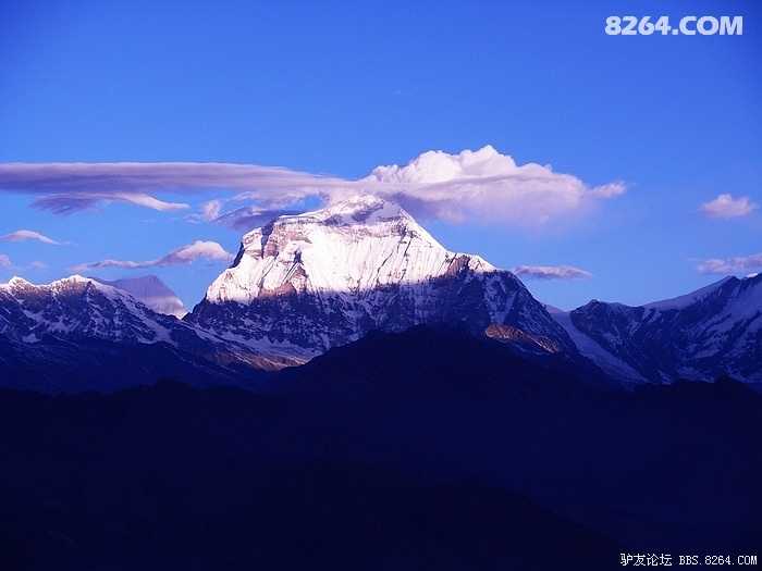 连载210道拉吉里峰-航拍喜马拉雅-9439 