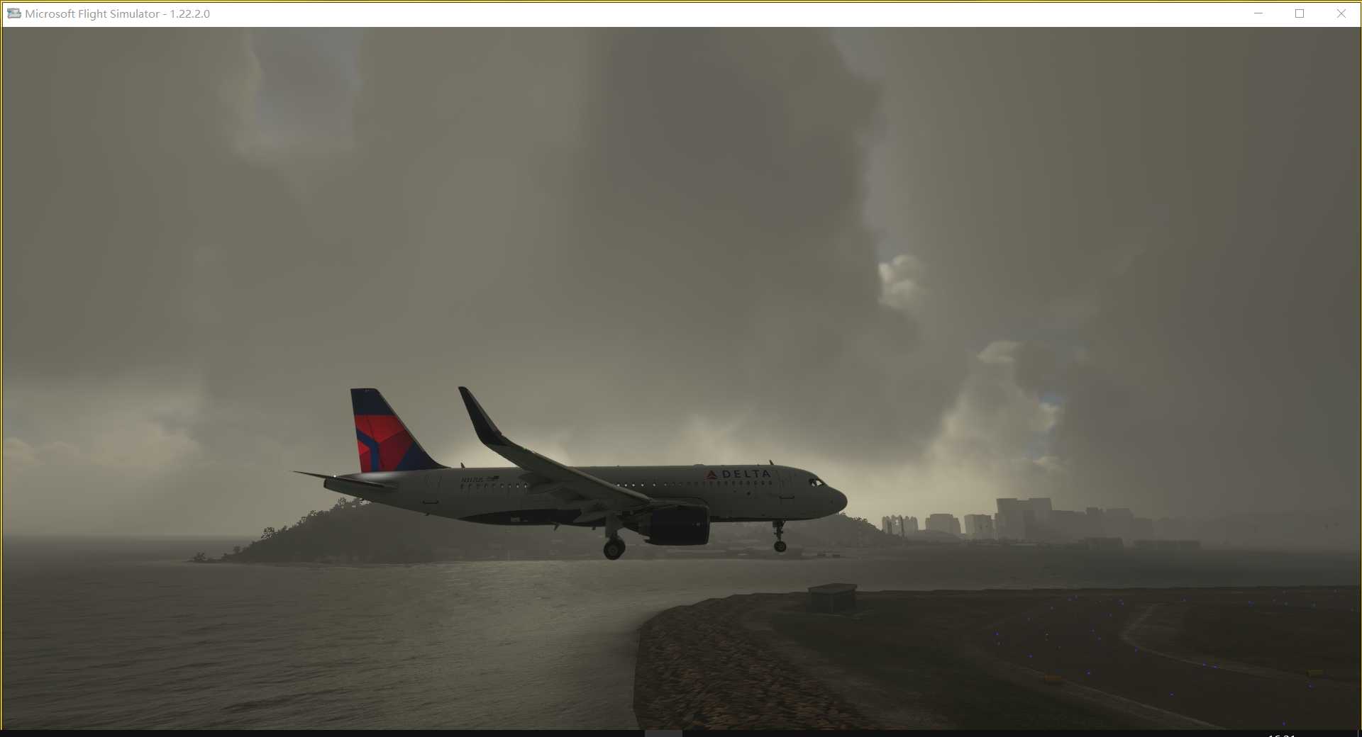 landing in rain 雨天降落-121 