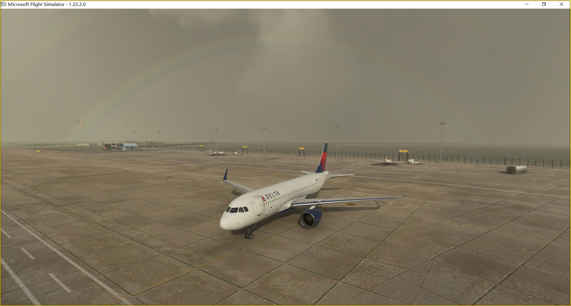 landing in rain 雨天降落-664 