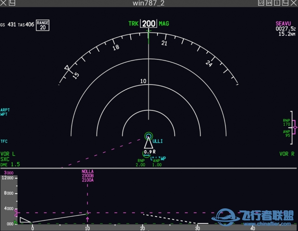 FlightFactor 预览波音 787 EFIS-9990 