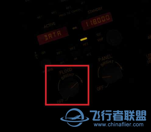 ZIBO737背景灯不亮-7704 