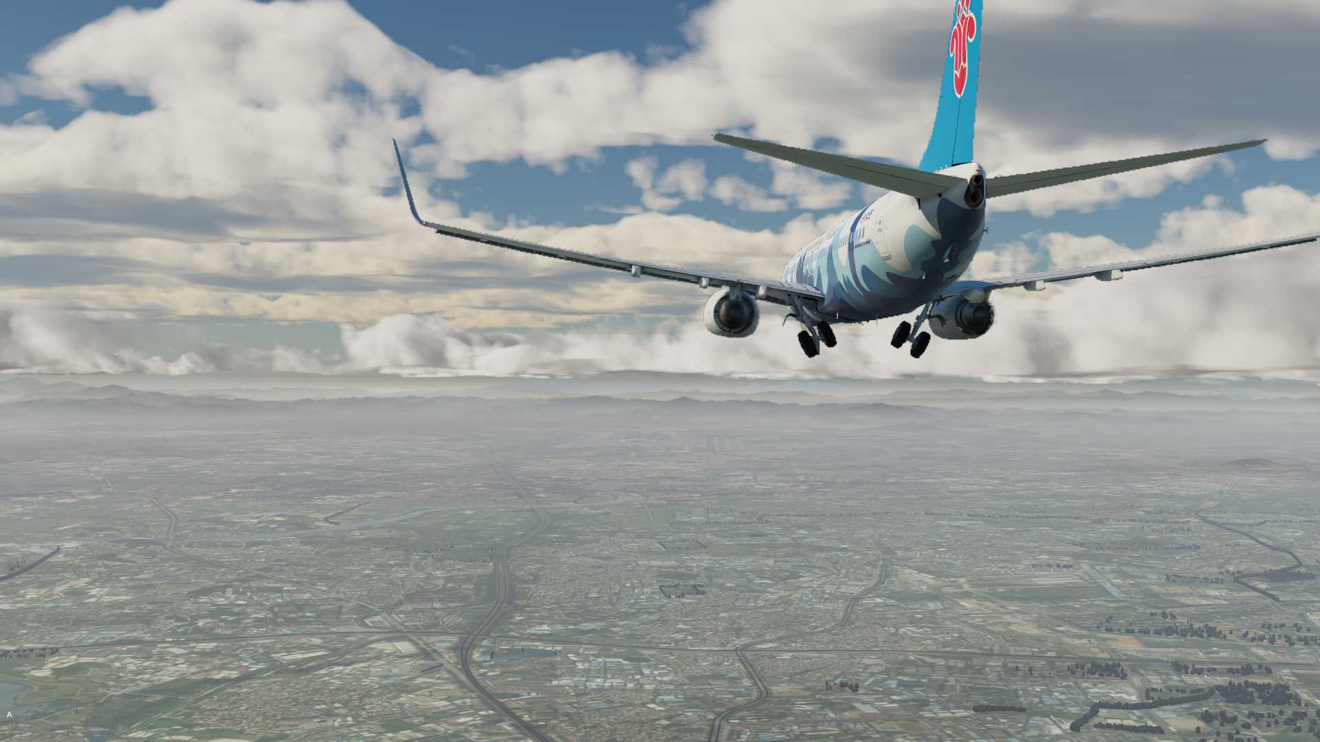 【X-Plane 11】ZGSZ-ZGGG 超短途飞行-773 