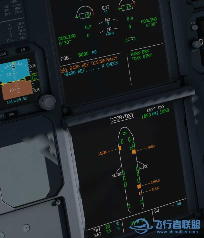 Toliss321neo MCDU冷舱时显示这个是什么意思-9124 