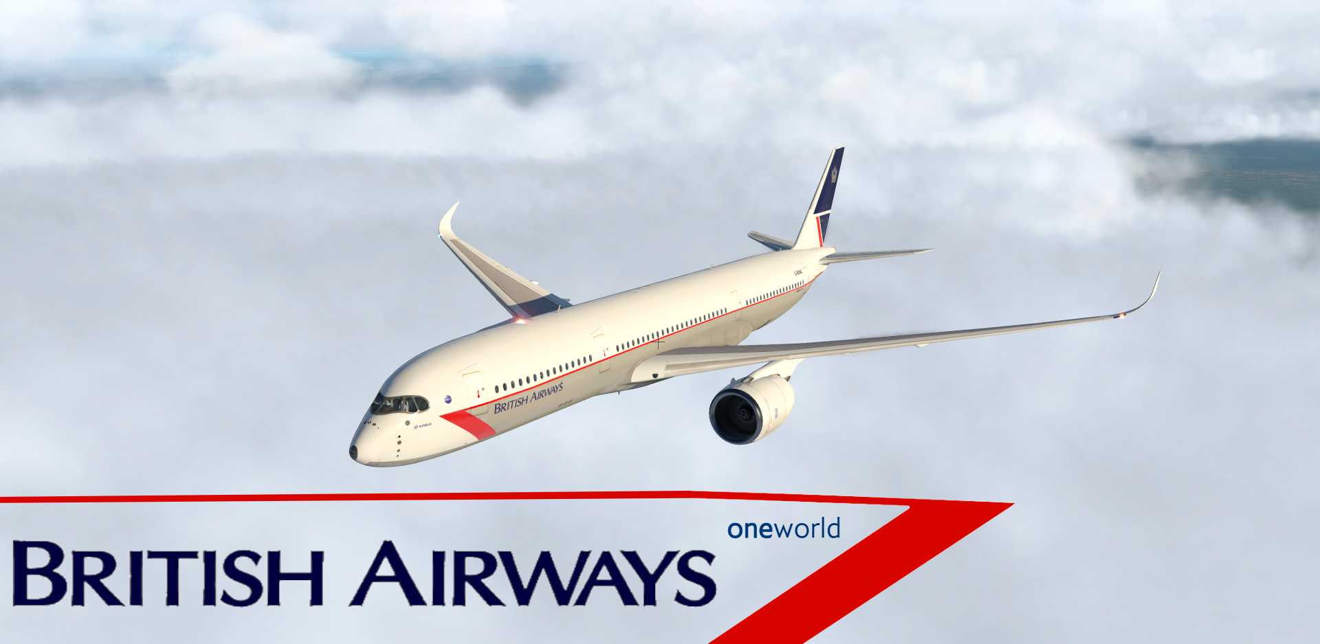 A350-900XWB 英国航空自制复古涂装-(自制）-  ~（awa~-5958 