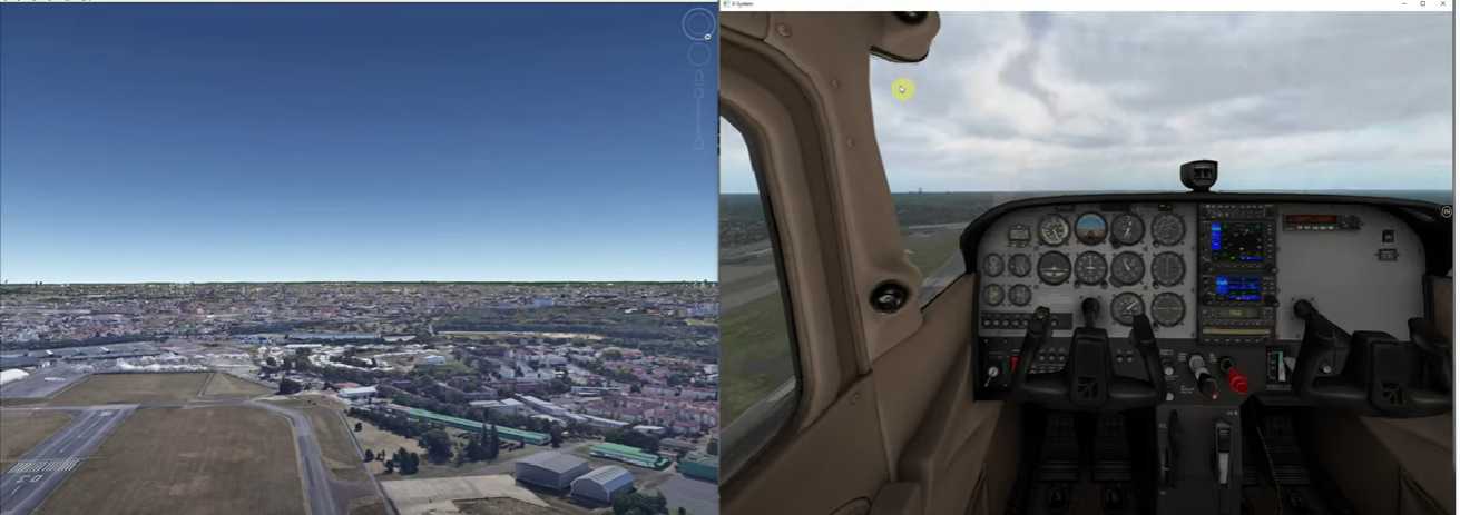 X PLANE 11 实时飞行-4533 