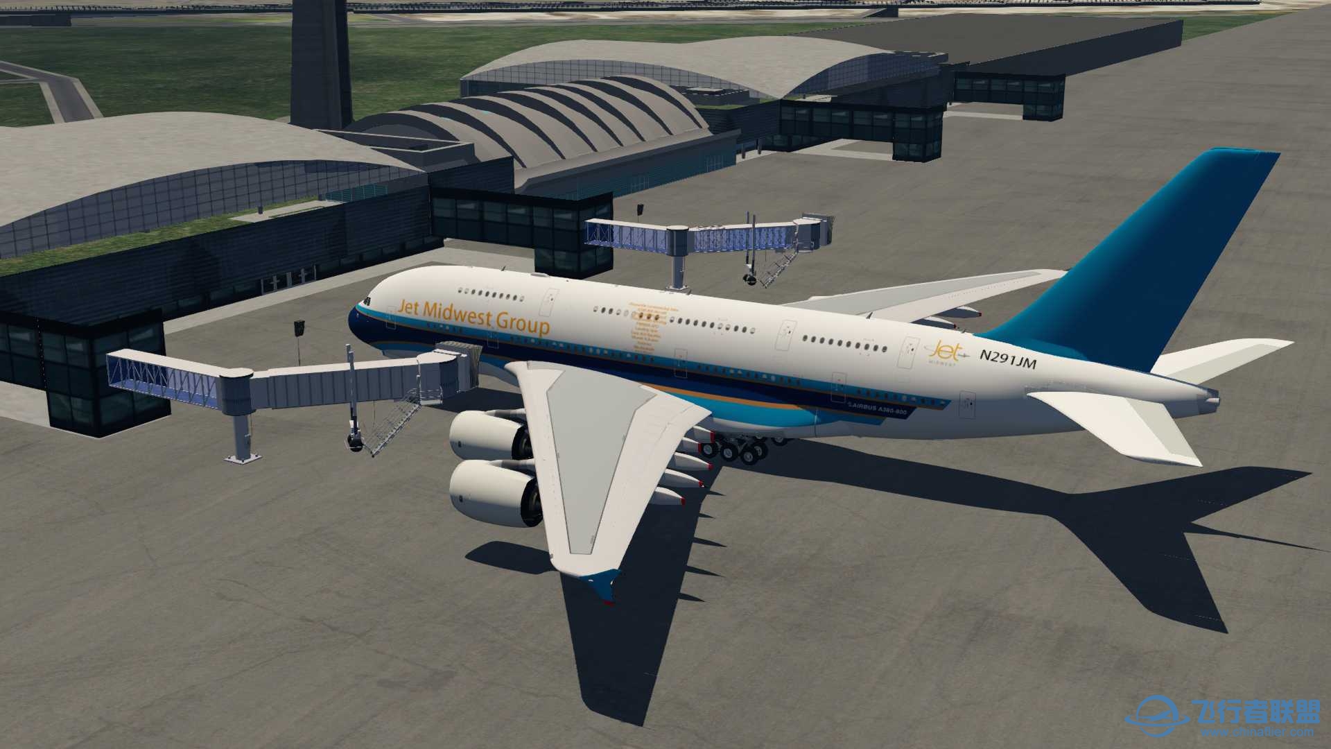 【首发自制】peterhagerA380南航退役A380jet midwest group涂装-1267 