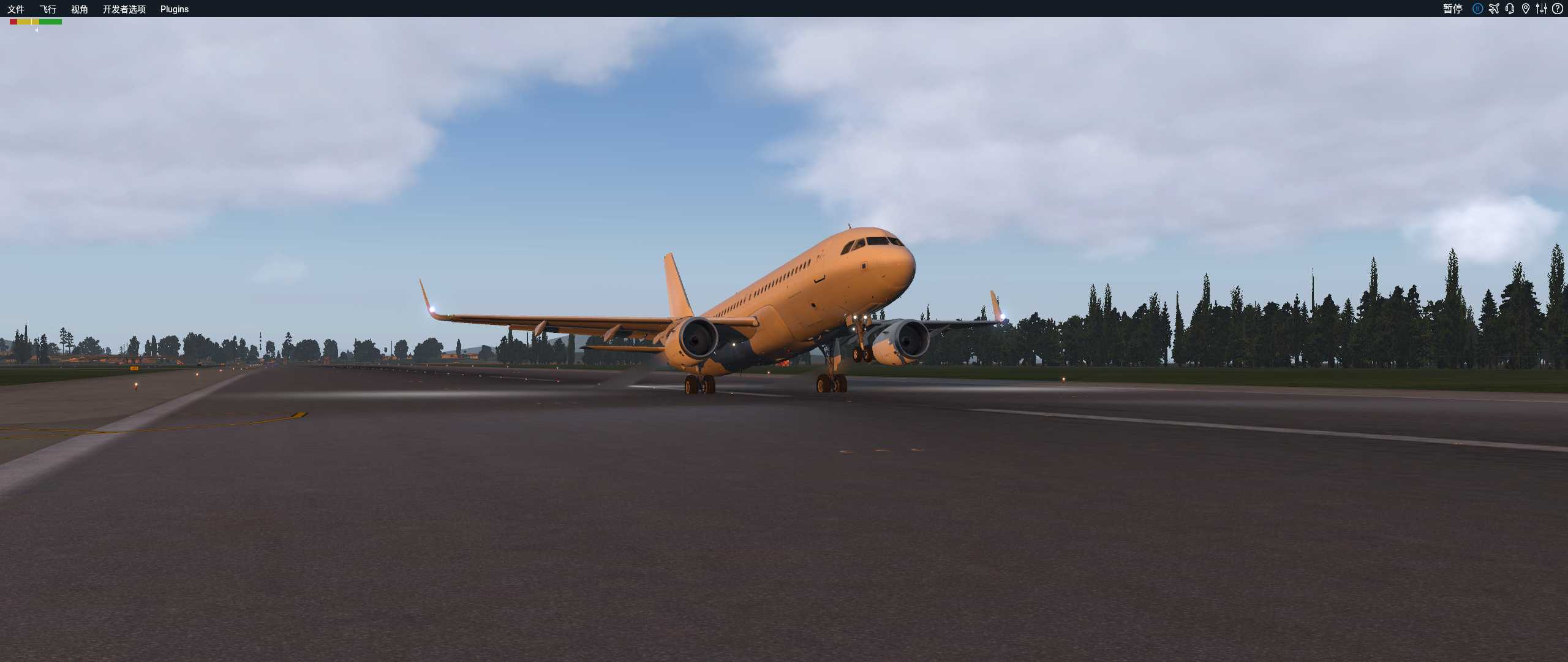 美图/ P3D Xplane11 A320画面对比-5209 