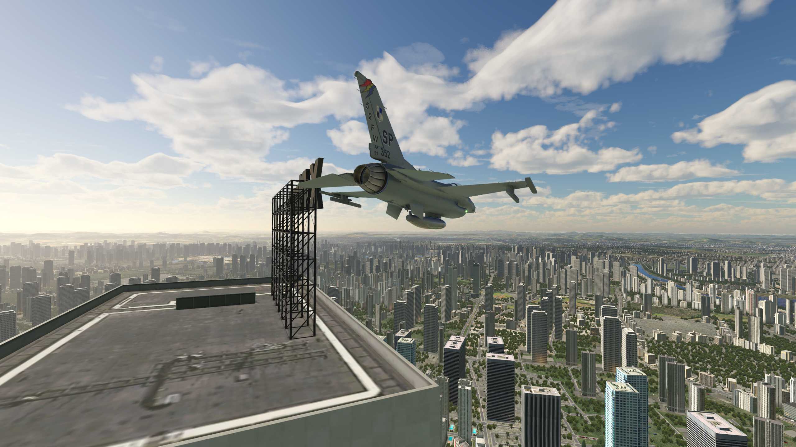 XP11 南京市中心那幢高楼居然是X-Plane大厦-806 