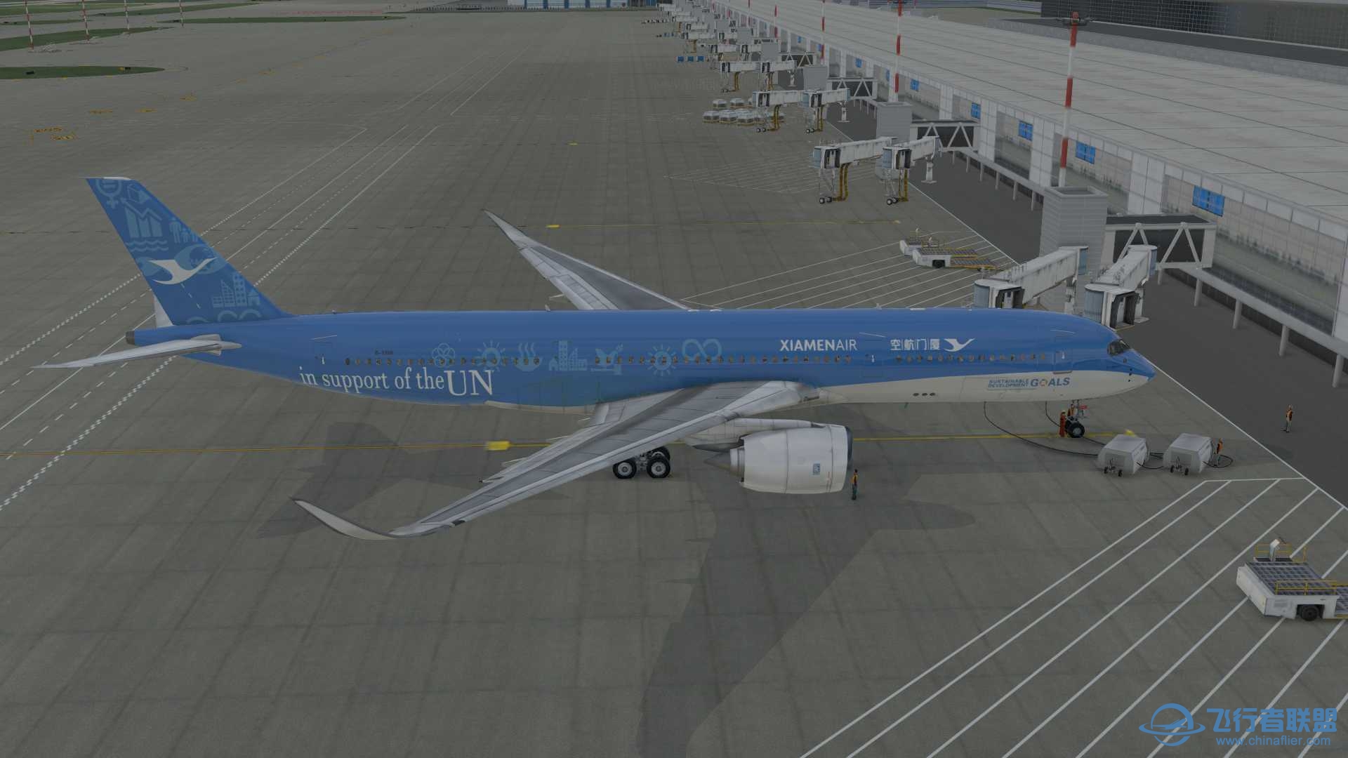 A350-厦门航空涂装-2176 