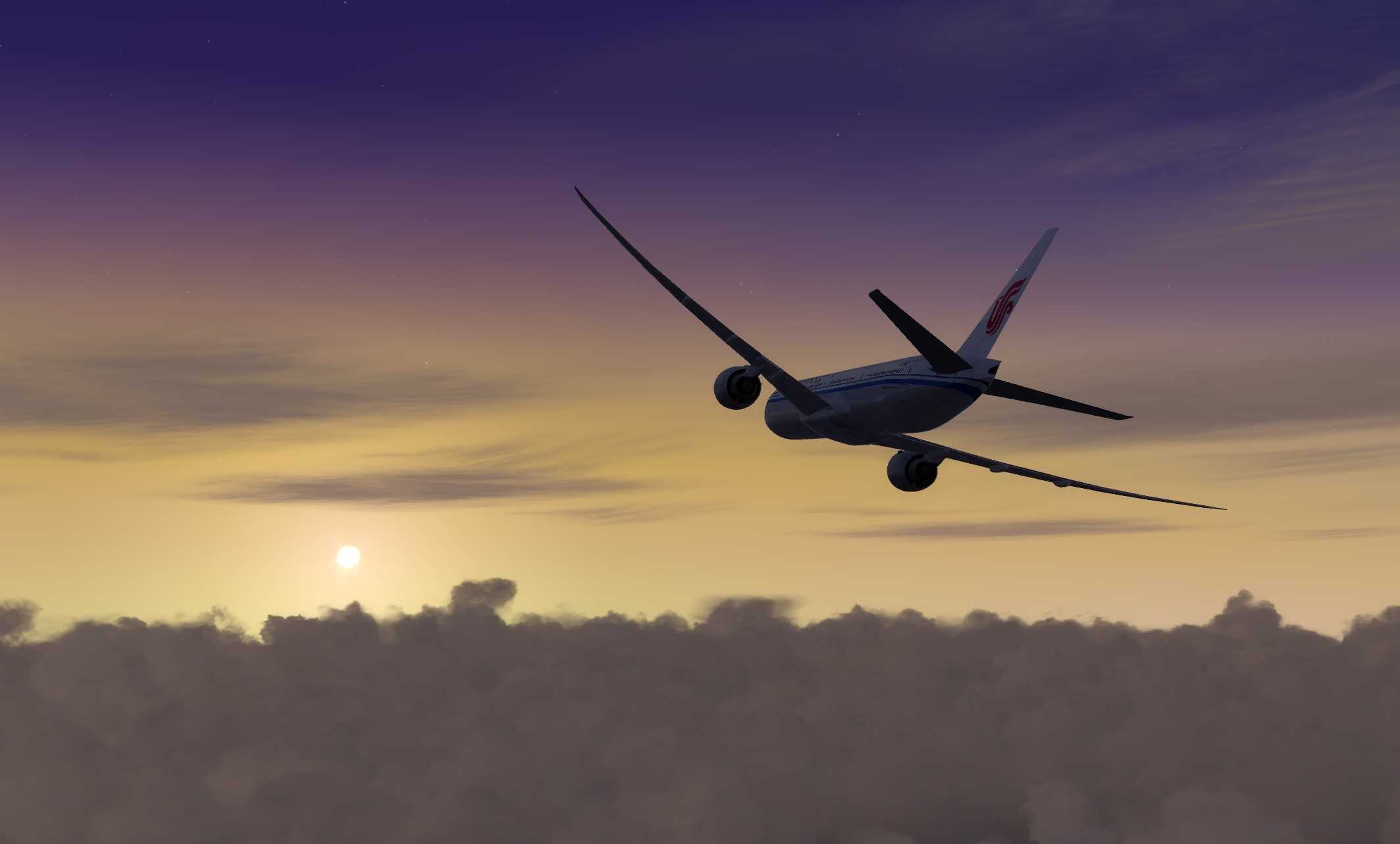 p4d 国航777 原厂787-3992 