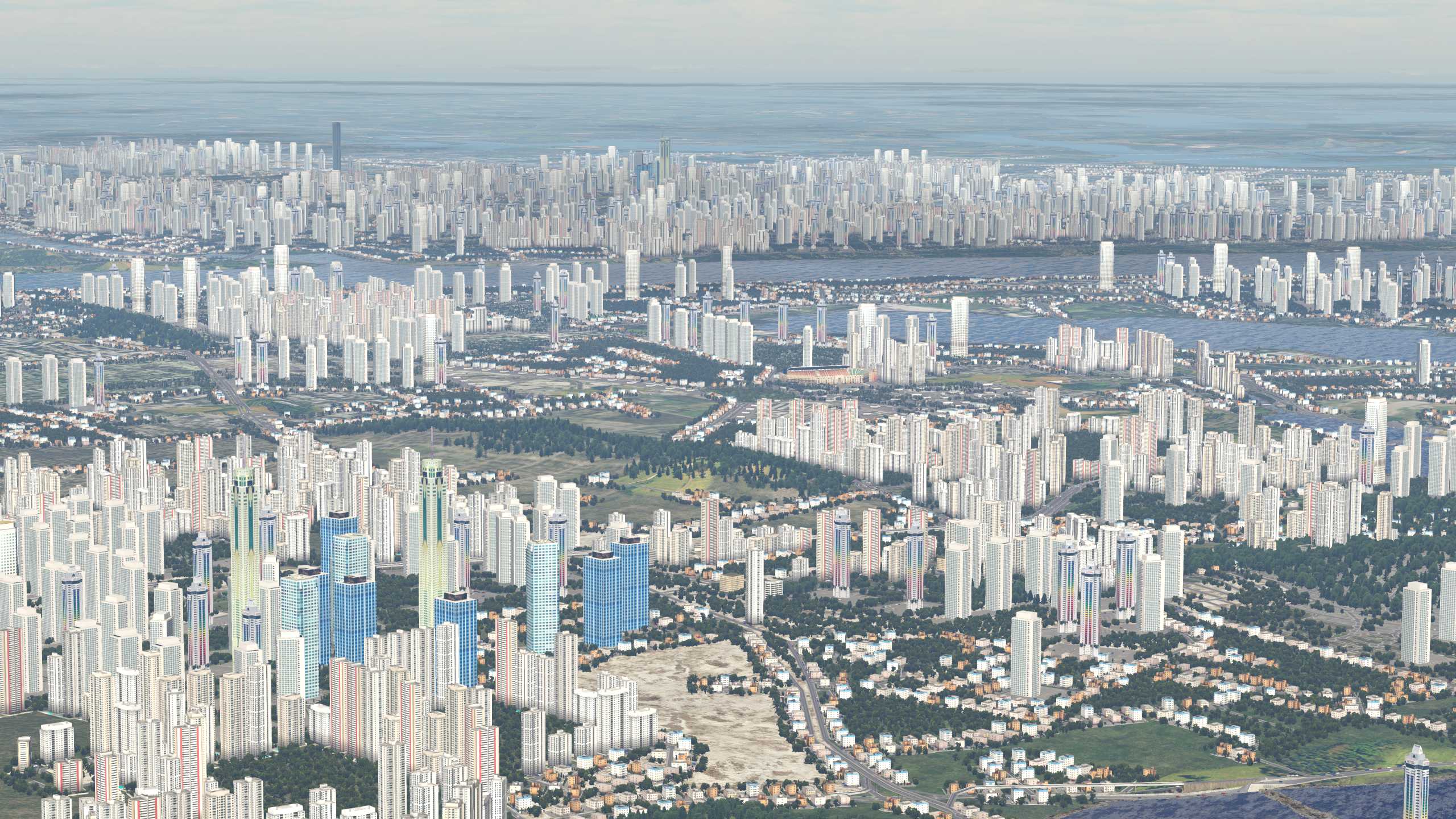 XP11 城市地景-----升级版武汉市-5746 