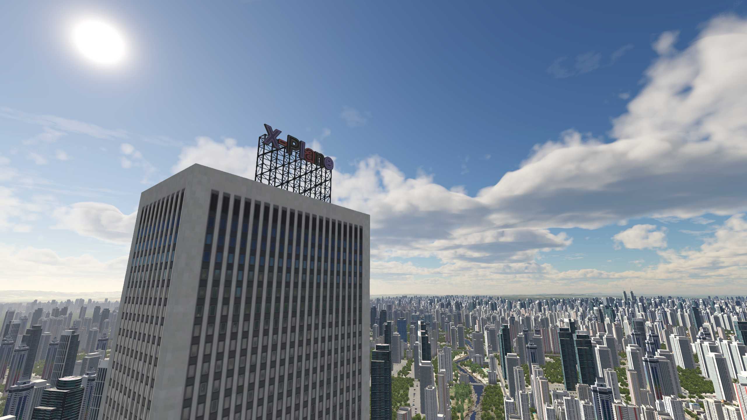 XP11 城市地景-----成都市再次升级效果-7022 