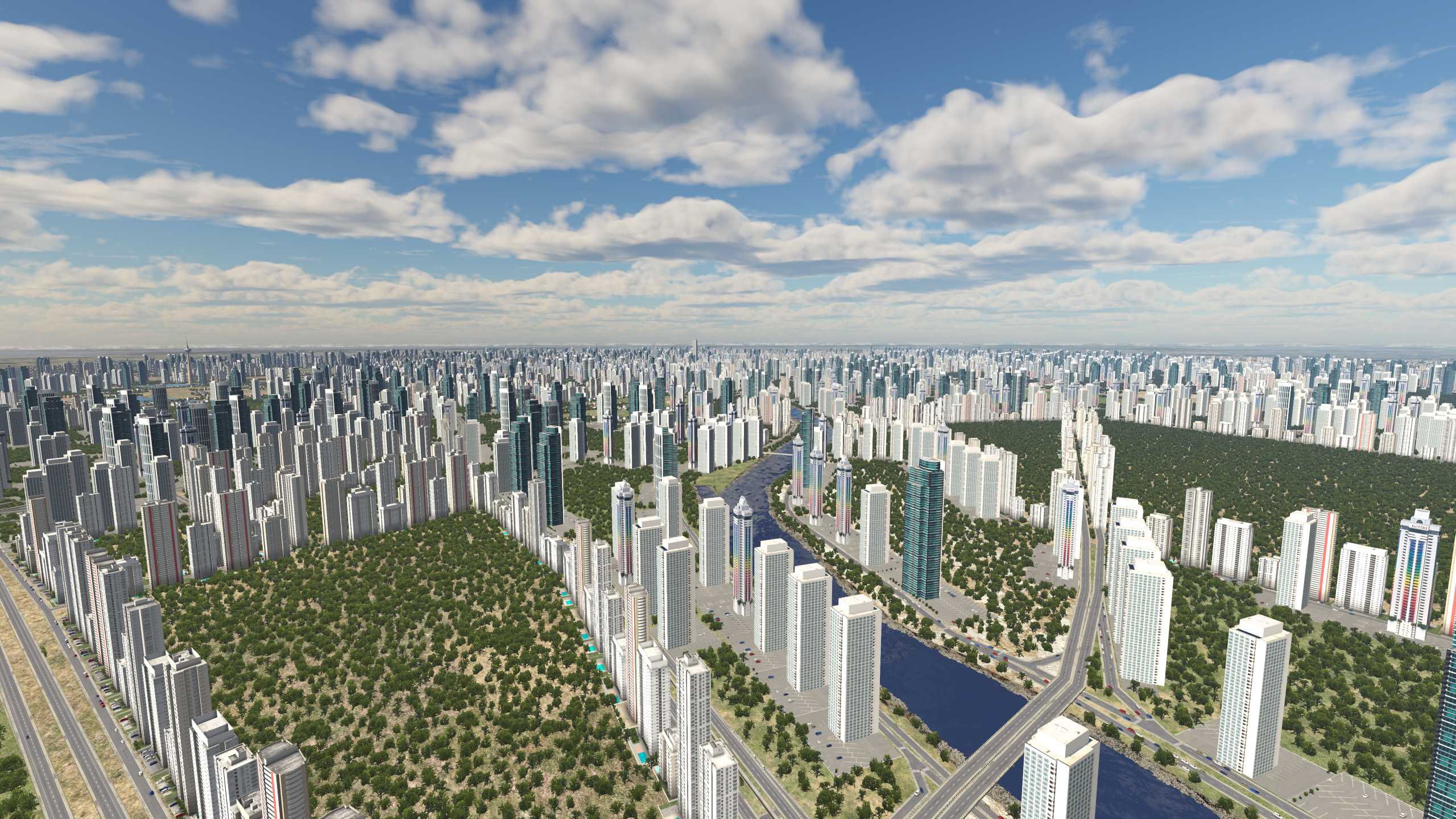 XP11 城市地景-----天津市效果-4604 