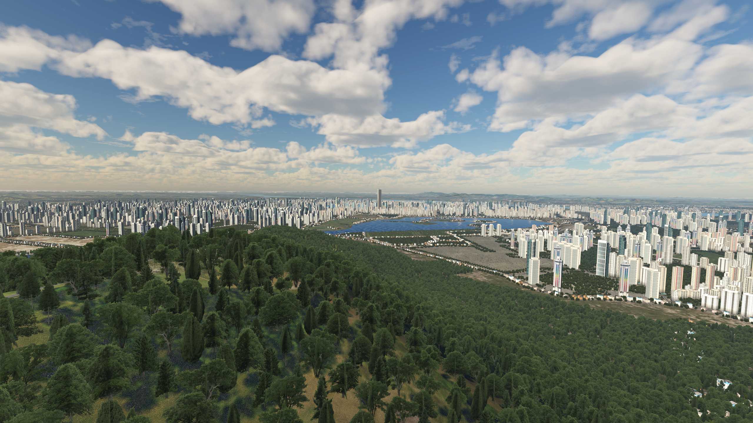 XP11 城市地景-----南京市升级效果（版本2）-8023 