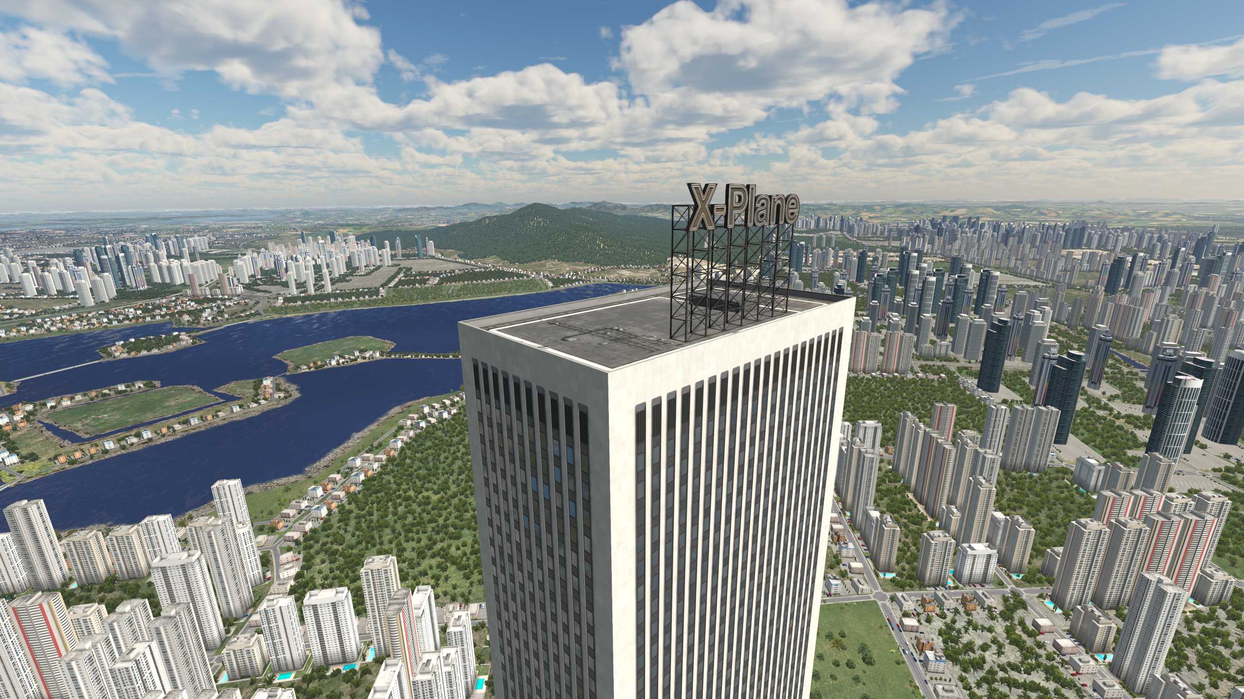 XP11 城市地景-----南京市升级效果（版本2）-1236 