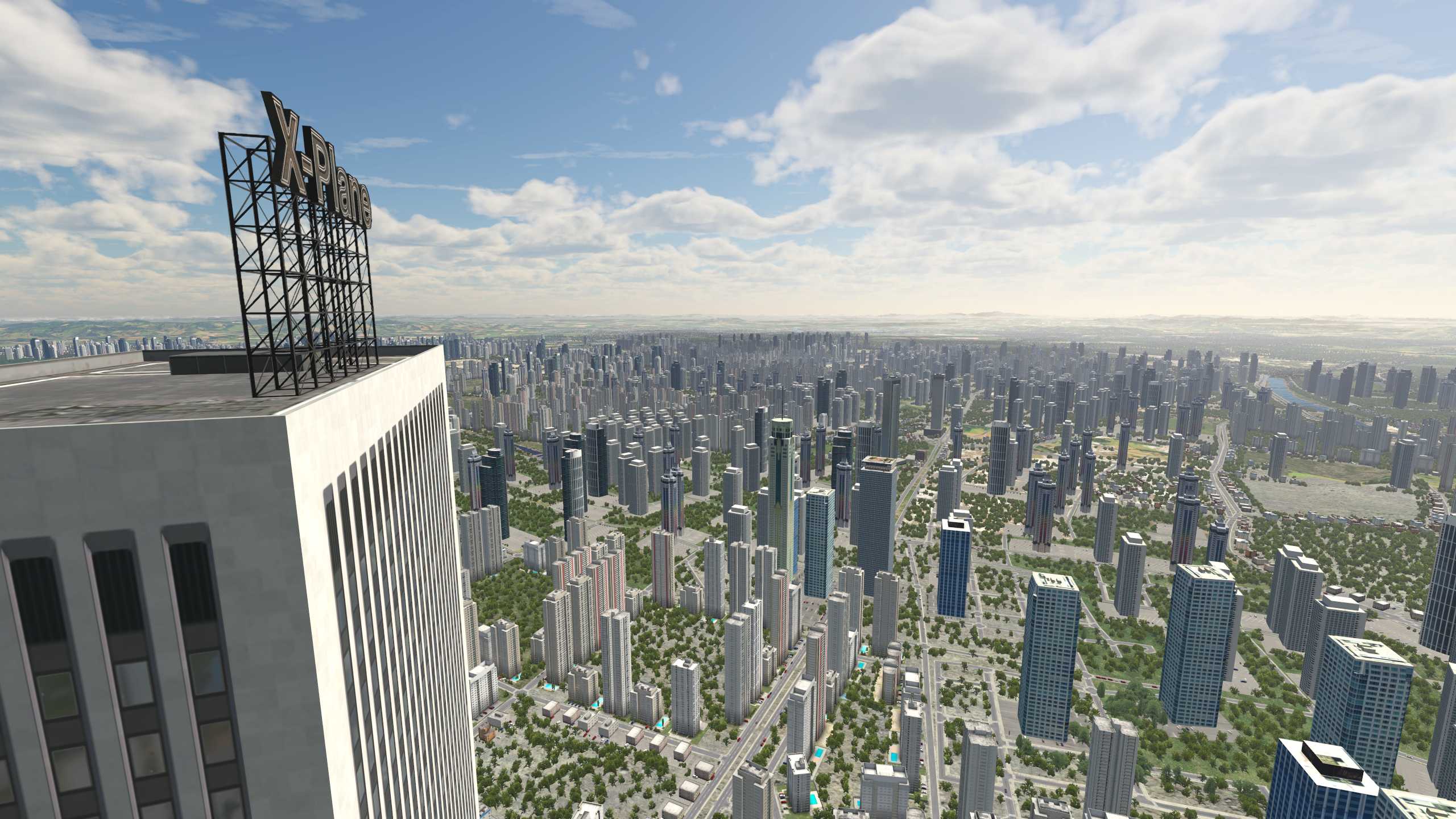 XP11 城市地景-----南京市升级效果（版本2）-8524 