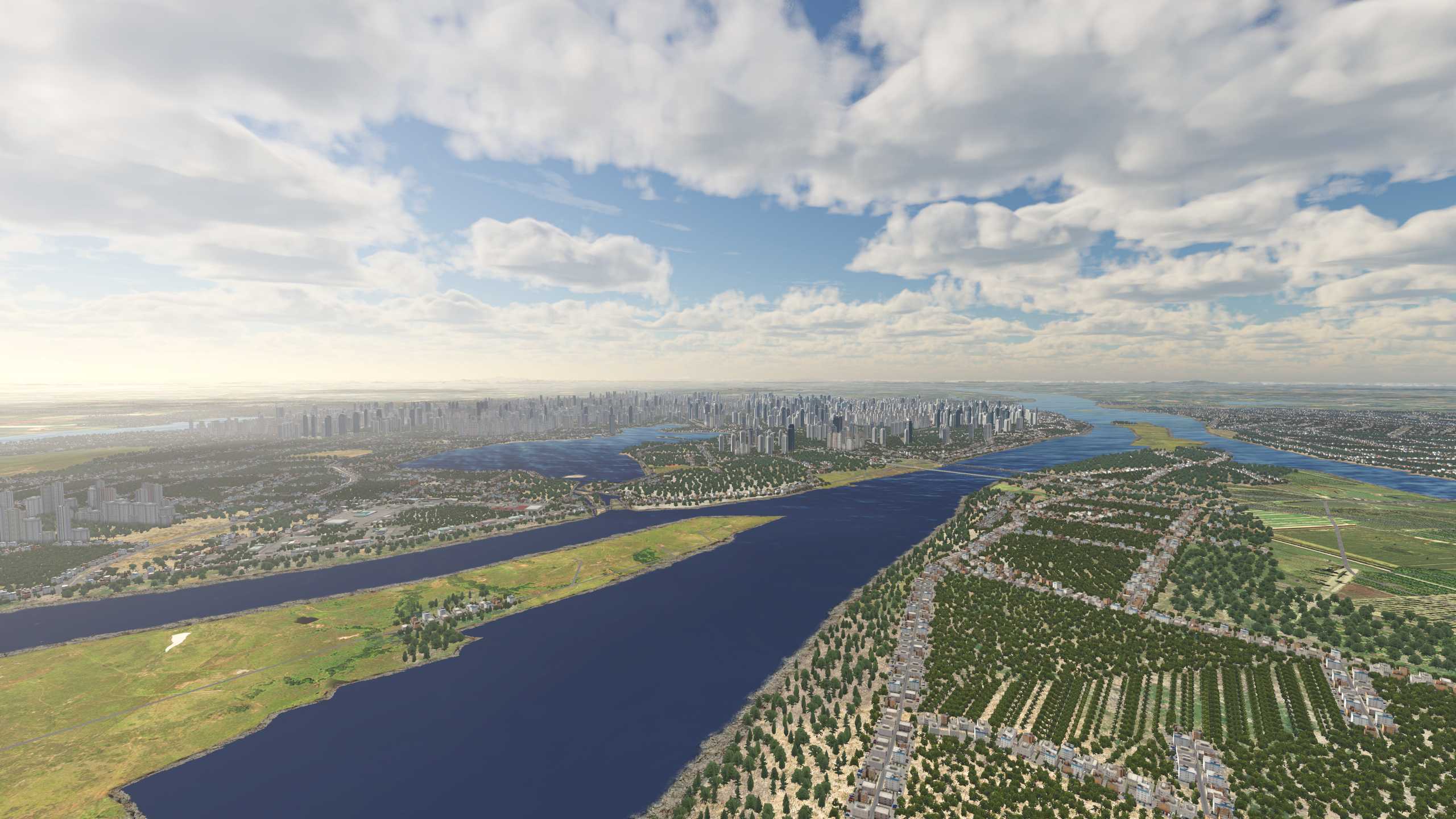 XP11 城市地景-----南昌效果-8517 