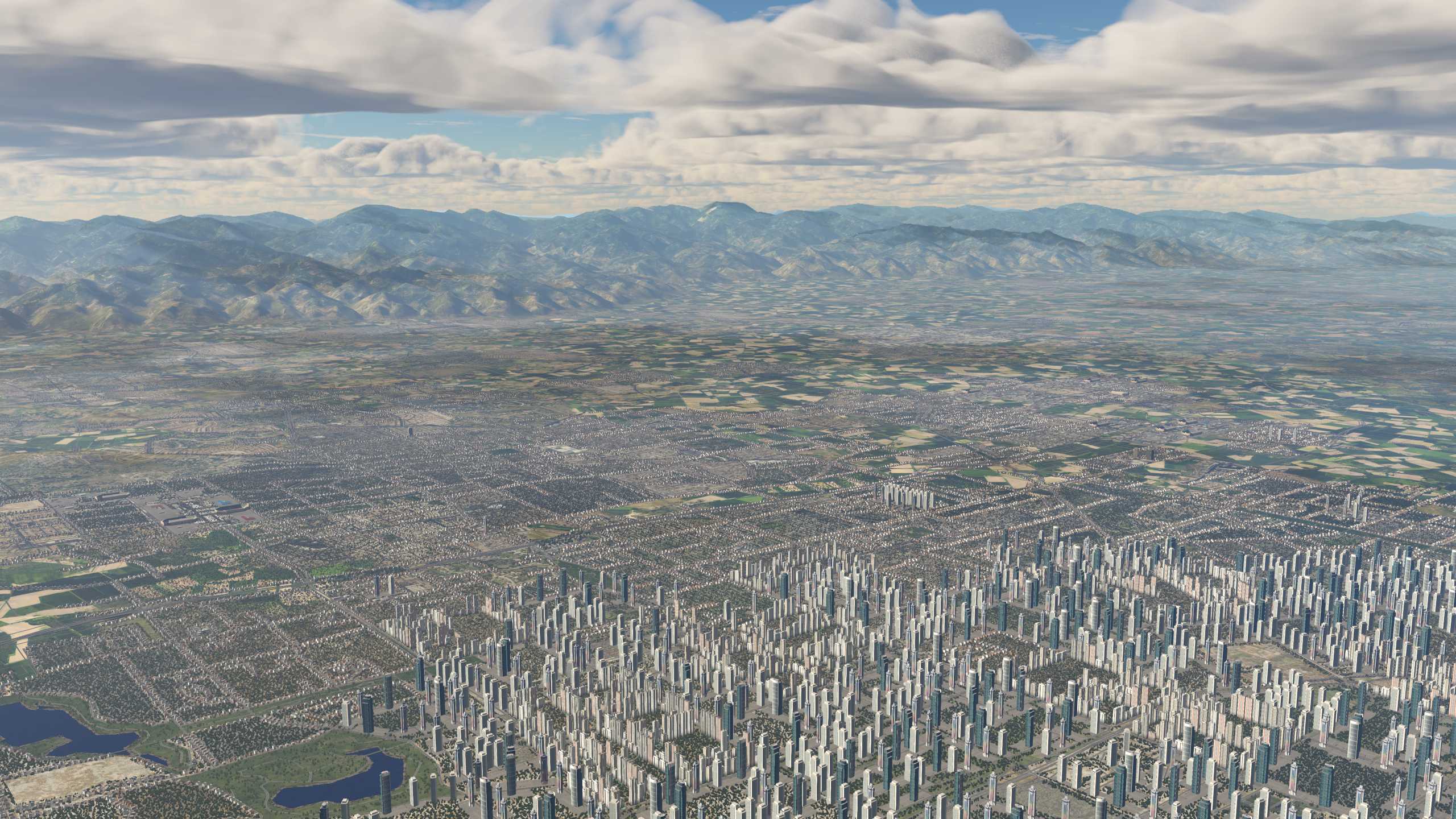 XP11 城市地景-----西安市升级效果-215 