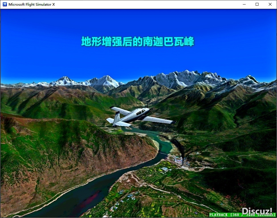 ★《喜马拉雅山脉卫星地景经纬版》FSX/P3D用-6495 