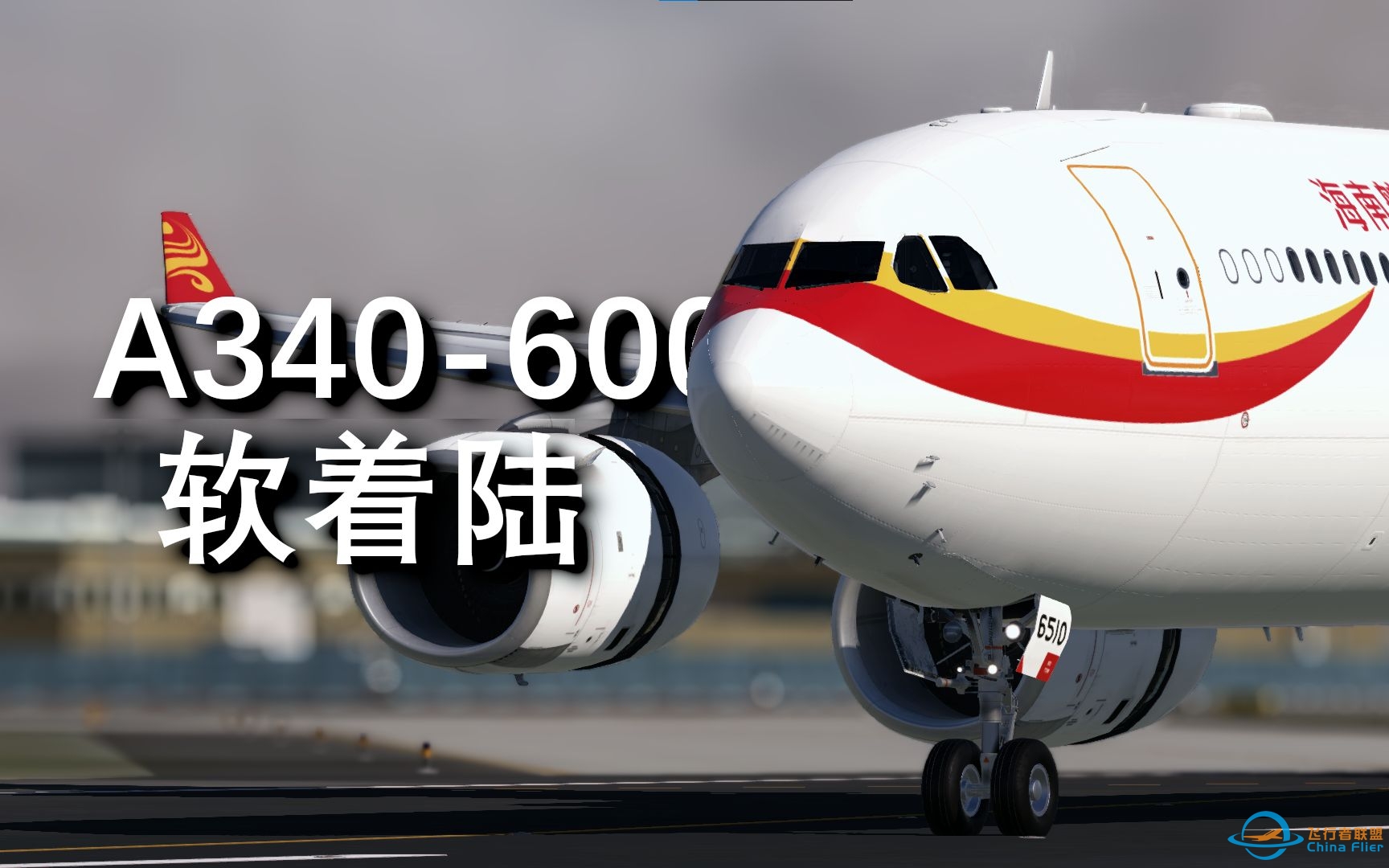 【X-Plane 11】一个A346的软着陆~-2033 