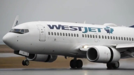 实拍波音737-7CT安全着陆，大家有坐过这架飞机吗？-5752 