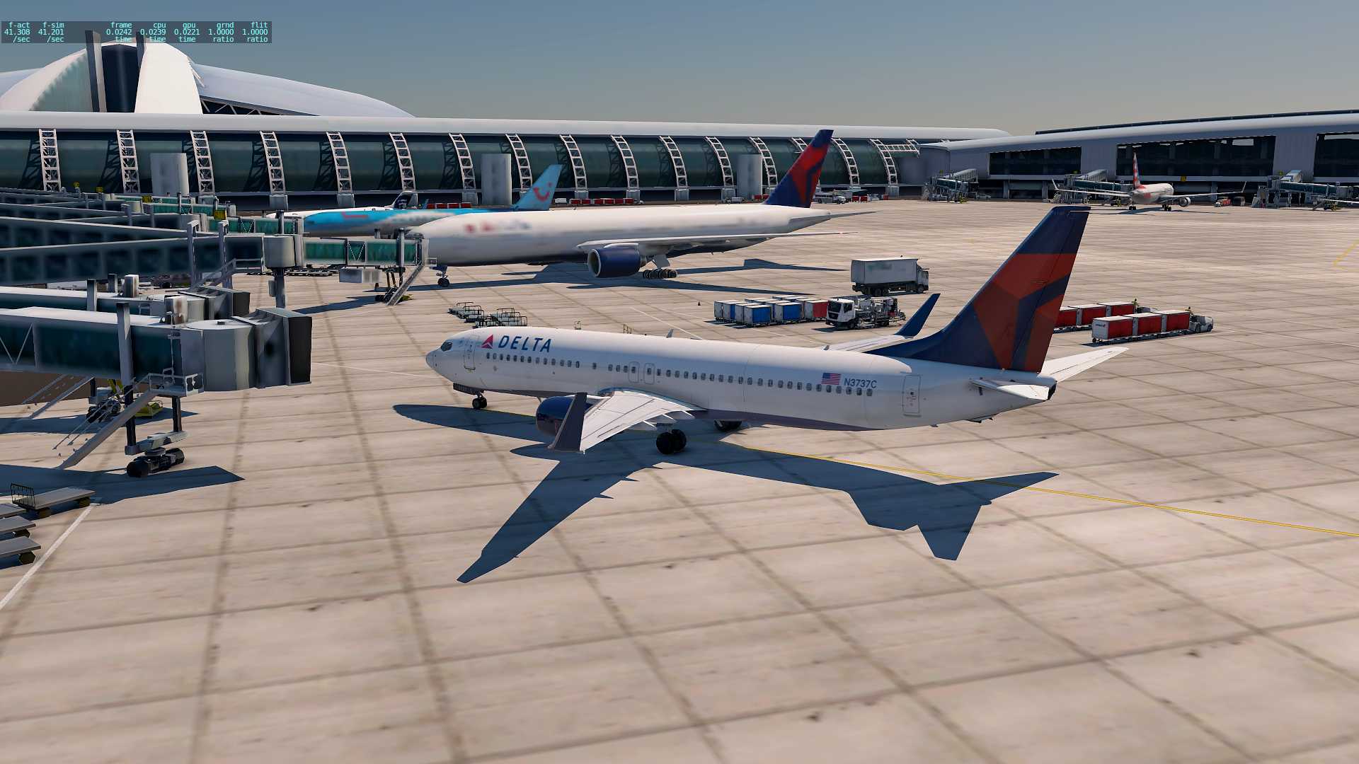 xplane11插件机场贴图模糊-3302 