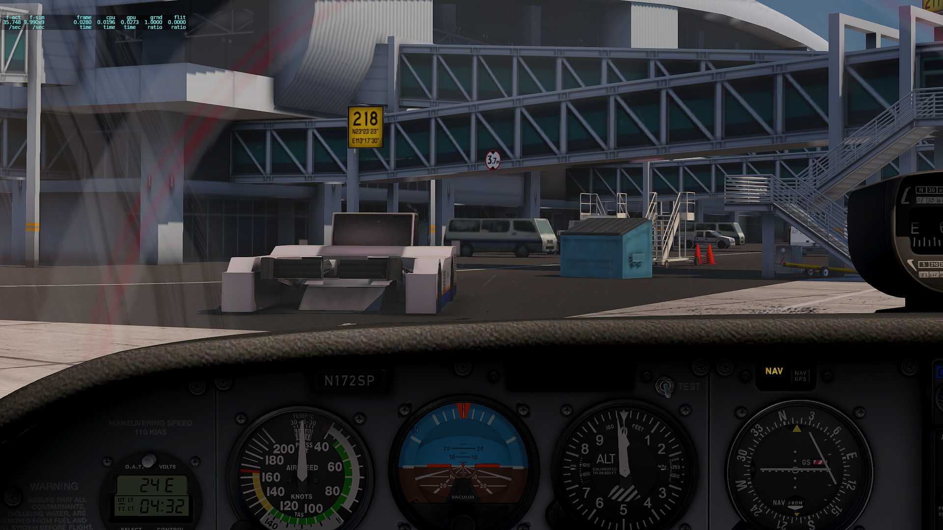xplane11插件机场贴图模糊-1309 