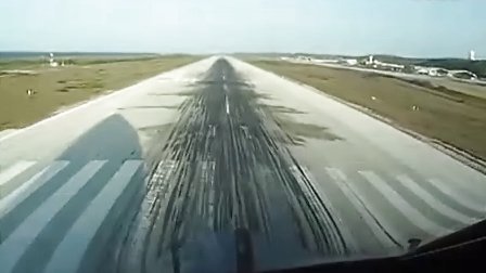 KLM 荷兰皇家航空波音747-400库拉索机场（TNCC）11跑道降落驾驶舱录像-1816 