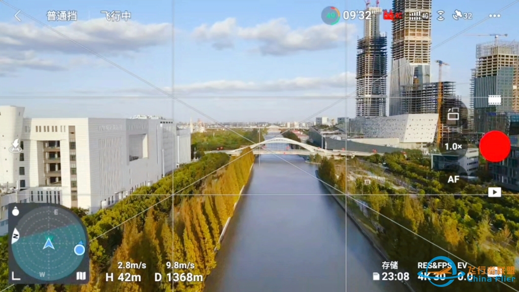 DJI Mini3 Pro+DJI RC遥控器4G飞行初体验，4G加持的mini飞起来实在是香。-5750 