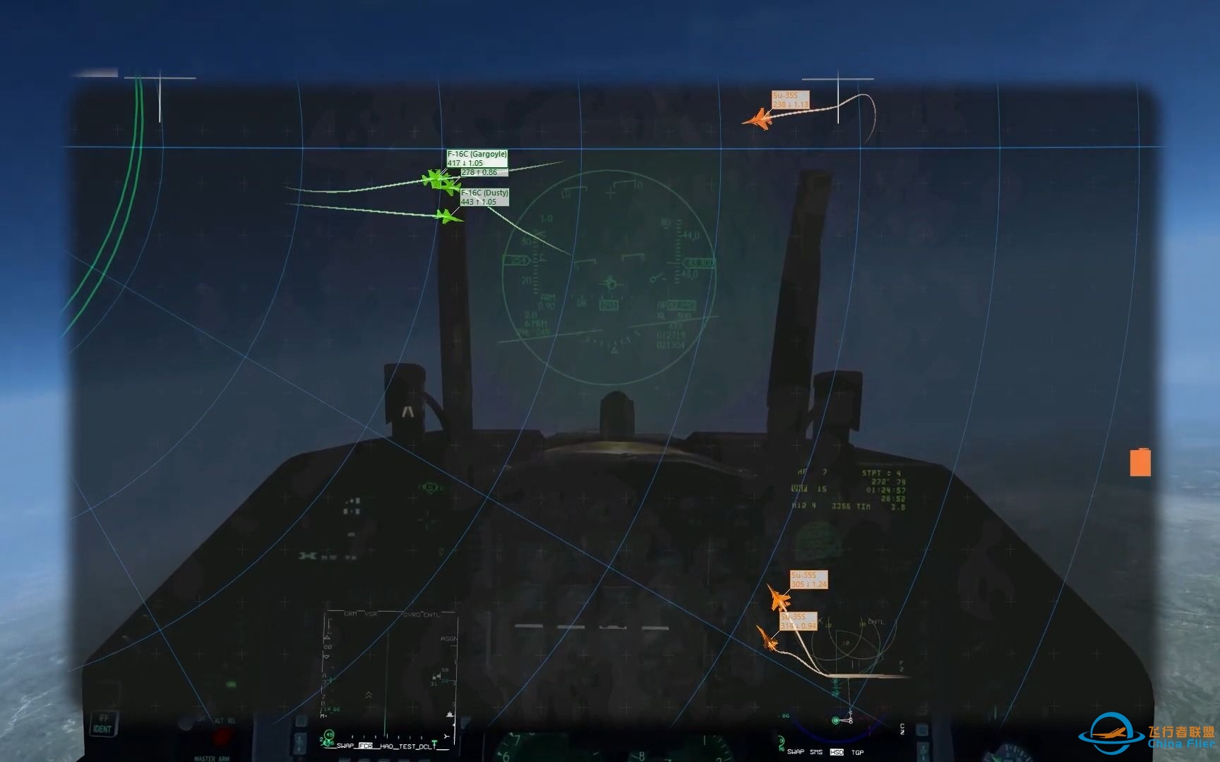 Falcon BMS【日本静冈】寡不敌众-DCA misson-4024 