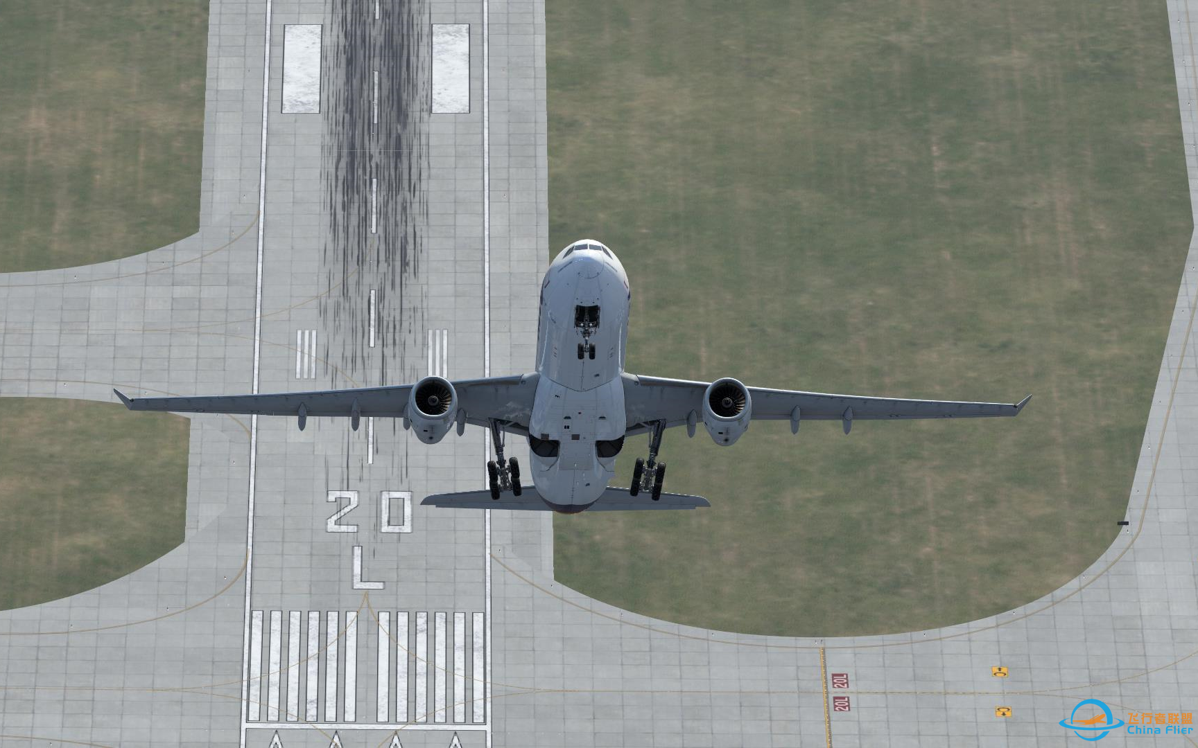 【X-Plane12】A330全跑道无襟翼垂直起飞-51 