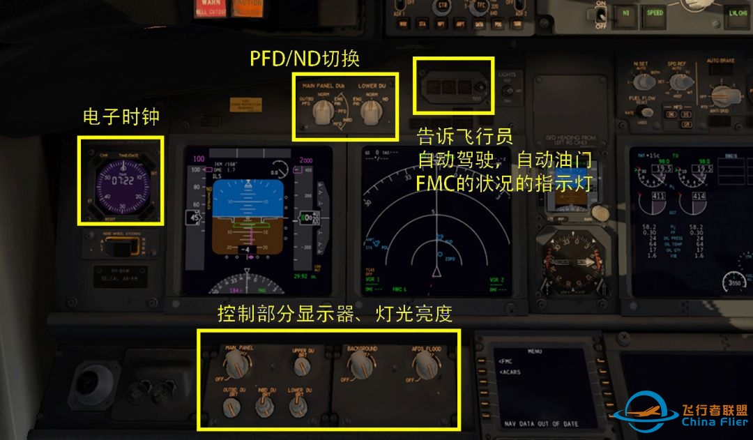 波音737-800驾驶舱面板详解-3102 