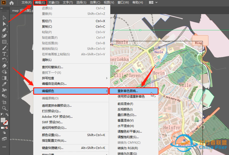 OpenStreetMap+Ai分析图教程-1399 